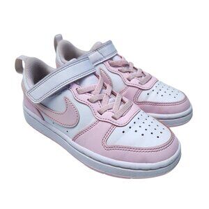 Nike Court Borough Low Recraft Pink White DV5457-105 Girls Sneaker Size 11C